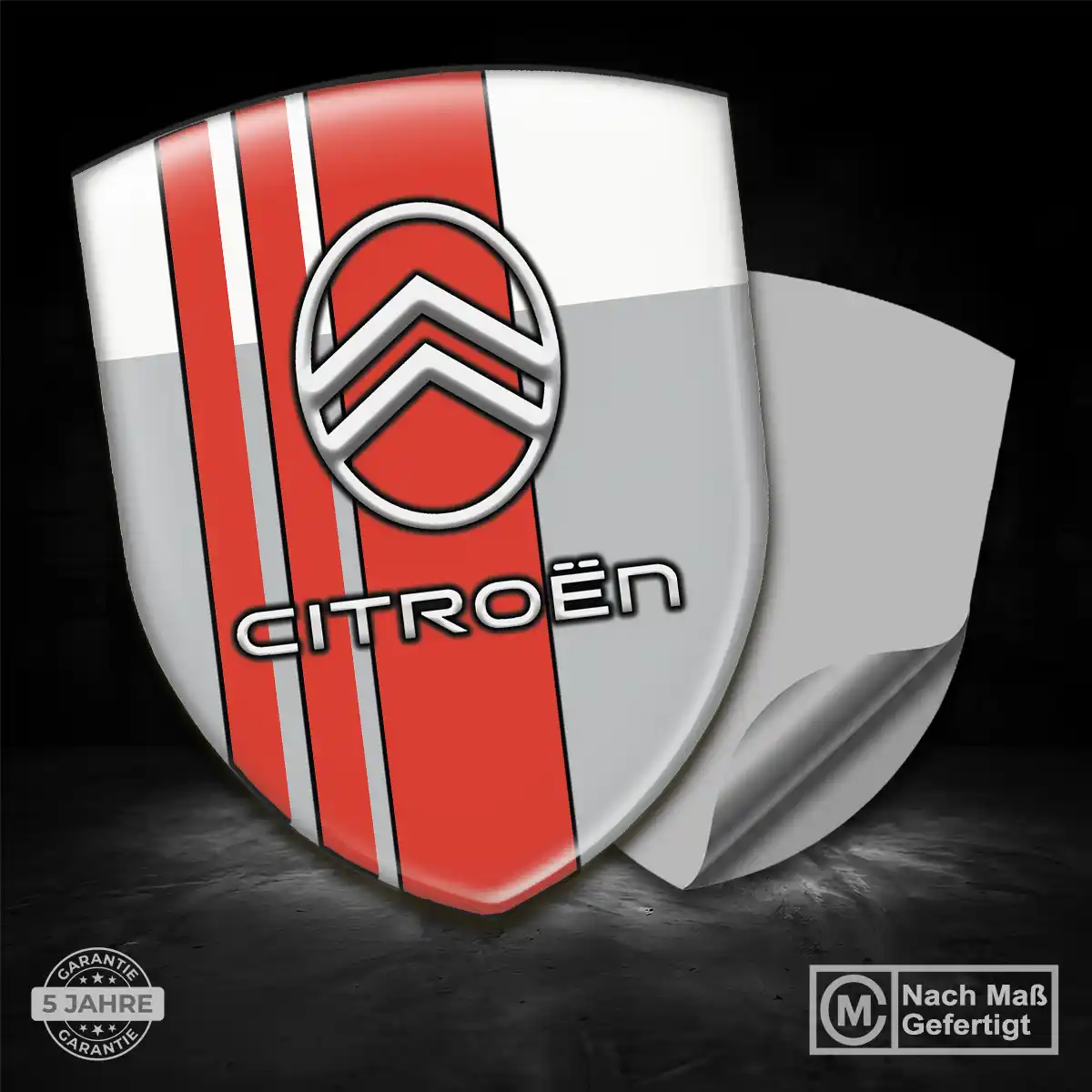 Citroen Aufkleber 3D Gel Wappen Hohe Qualität