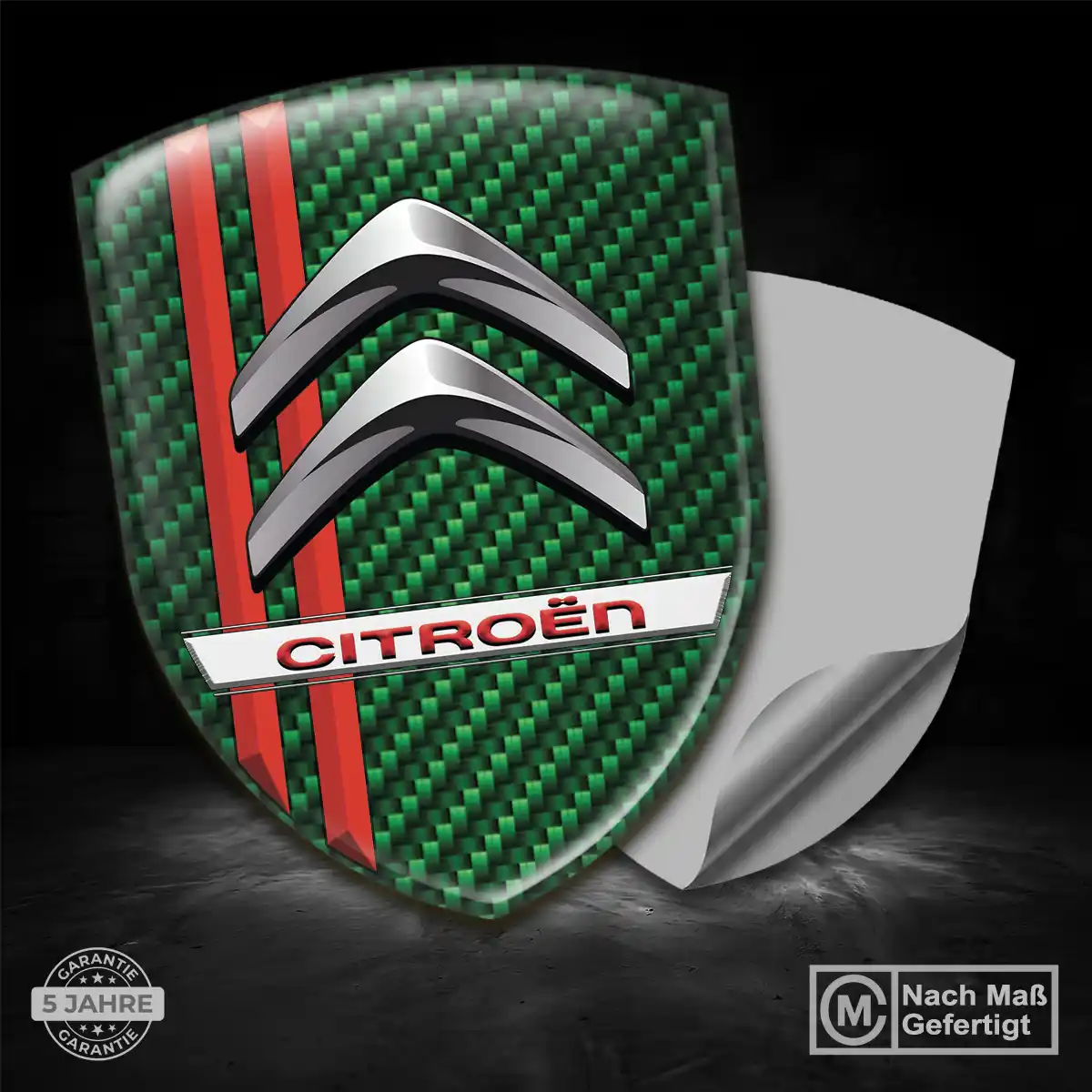 Citroen Aufkleber 3D Gel Wappen Markenedition