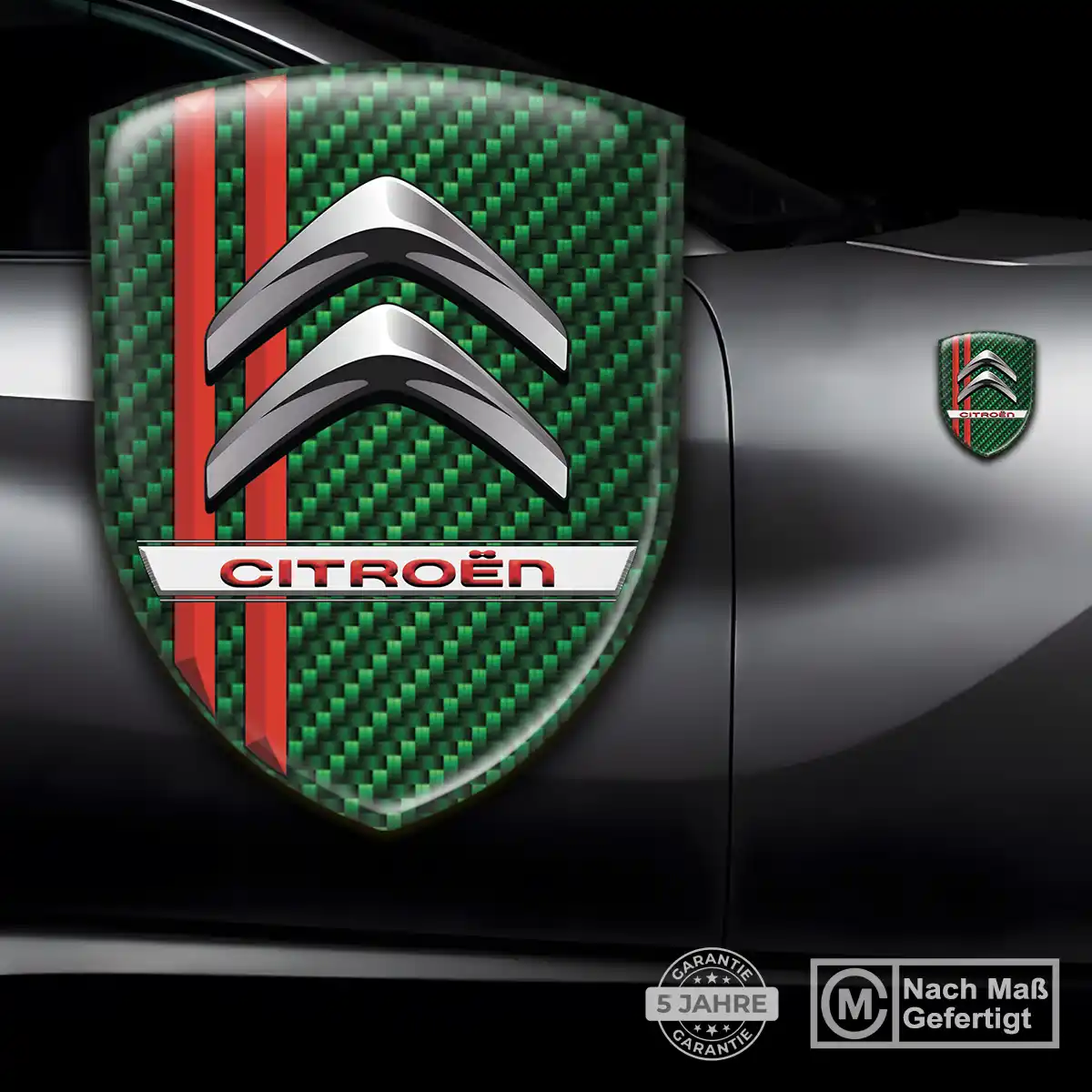 Citroen Aufkleber 3D Gel Wappen Markenedition