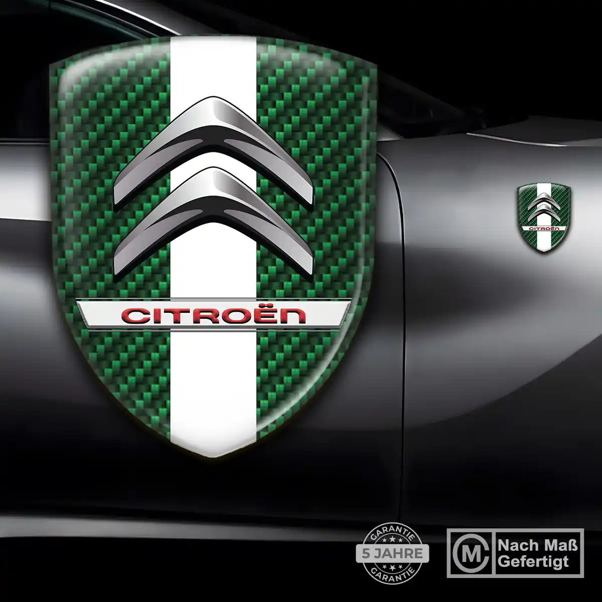 Citroen Aufkleber 3D Gel Wappen Modernes Design
