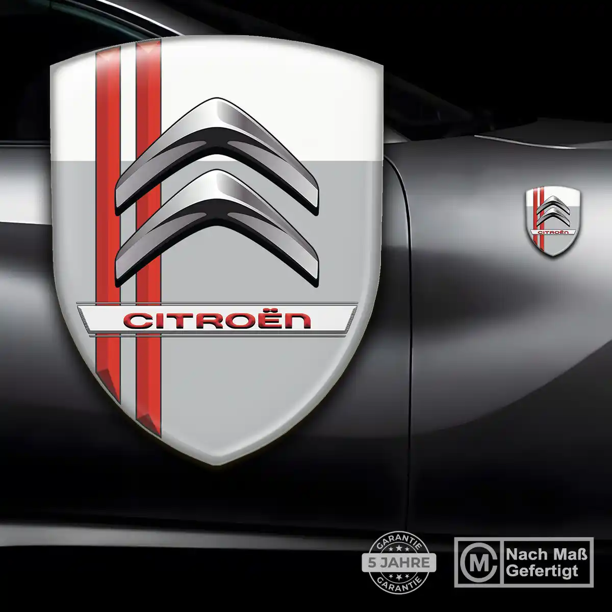 Citroen Aufkleber 3D Gel Wappen Premium-Edition