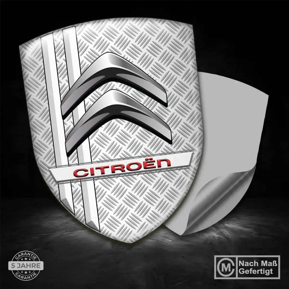 Citroen Aufkleber 3D Gel Wappen Stilvolles Design