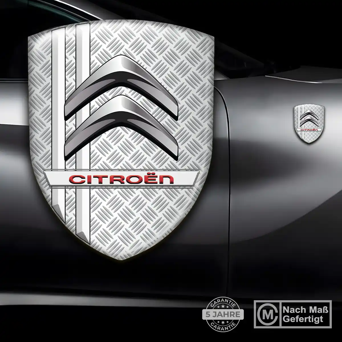 Citroen Aufkleber 3D Gel Wappen Stilvolles Design