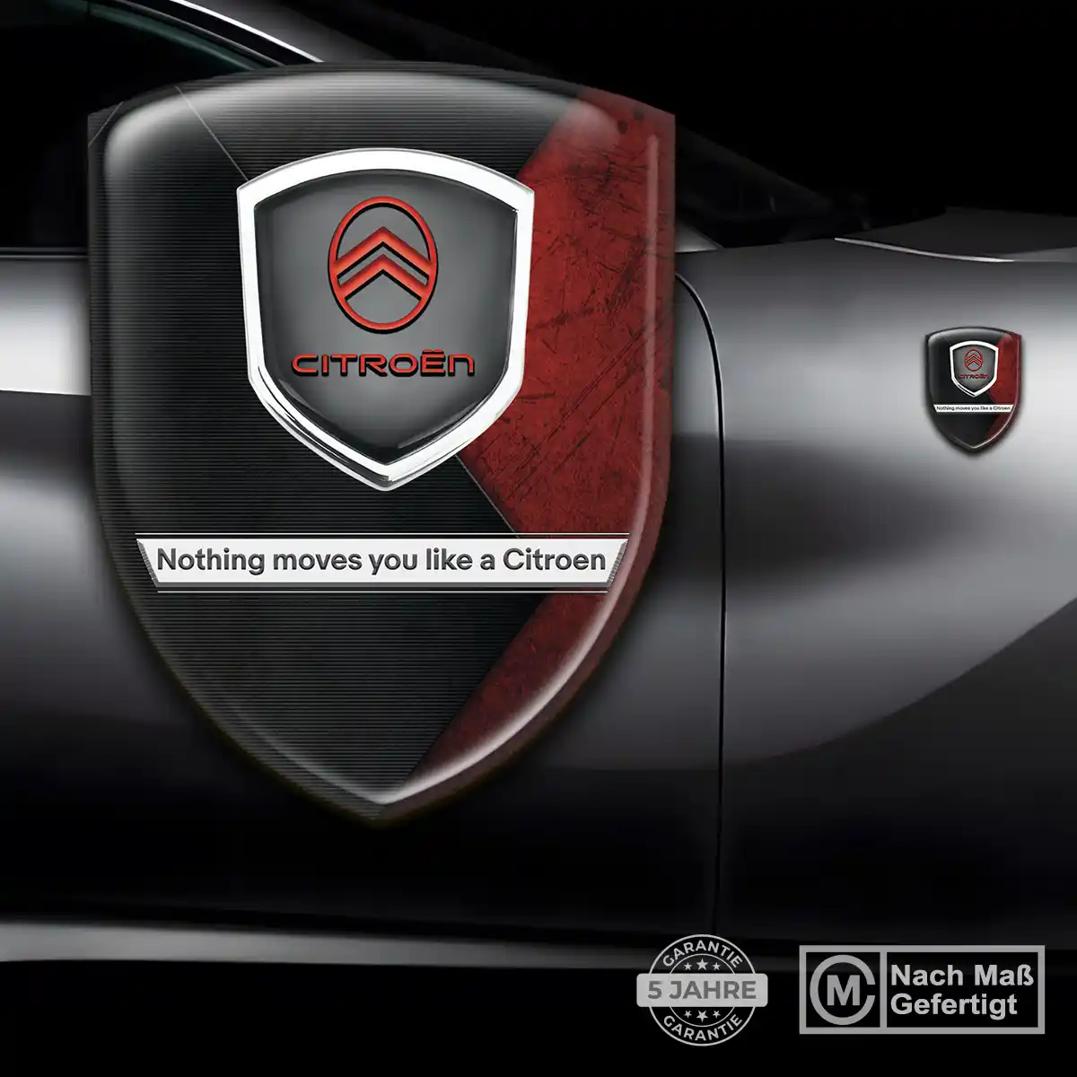 Citroen Aufkleber Ausdrucksstarkes Design