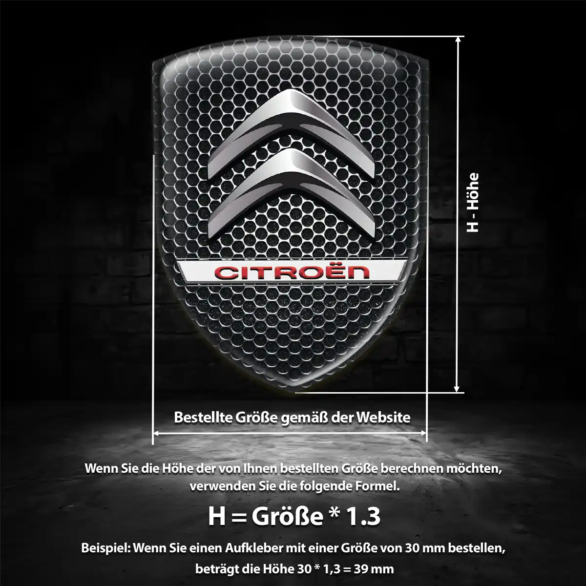 Citroen Aufkleber Auto Interieurdesign