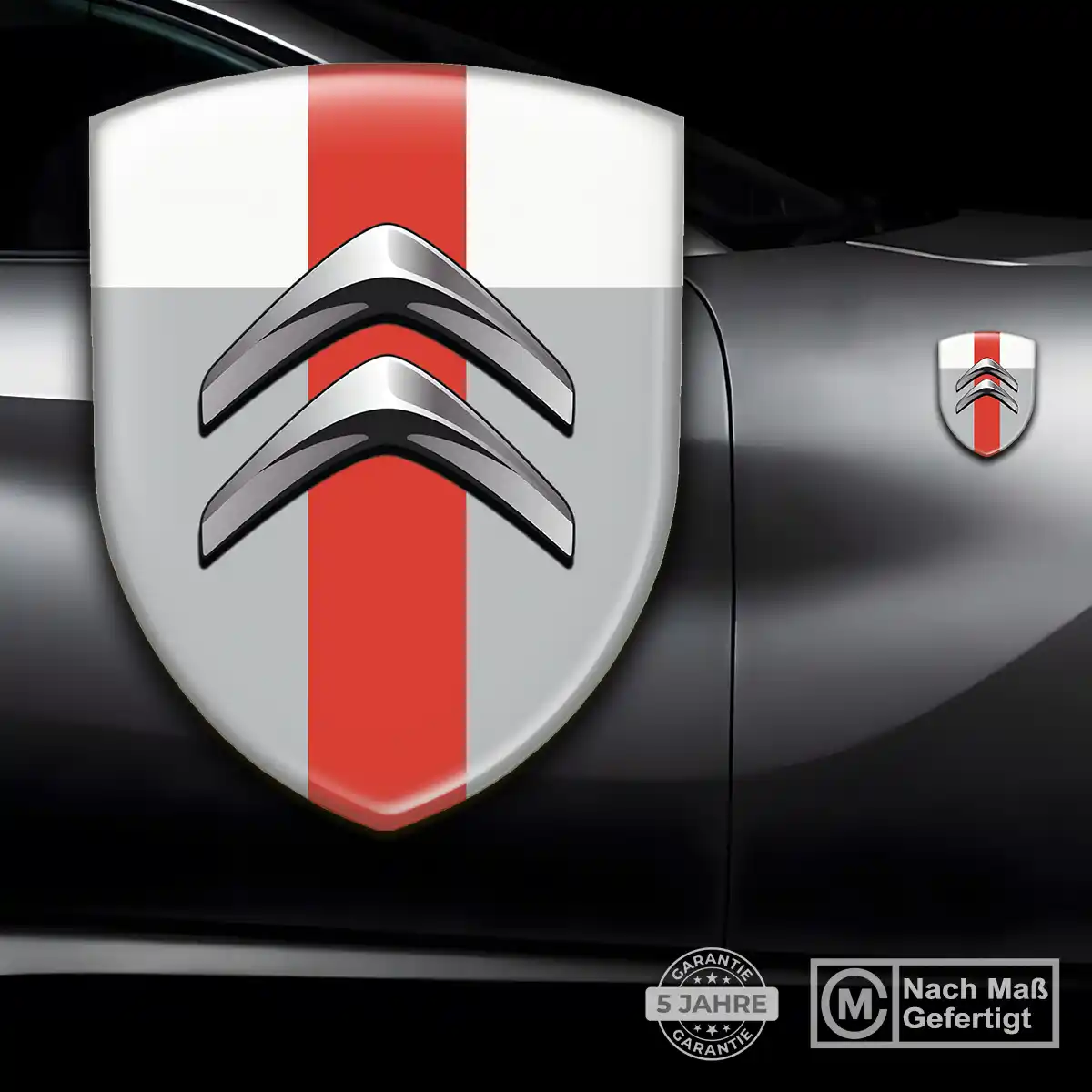 Citroen Aufkleber Edles Design