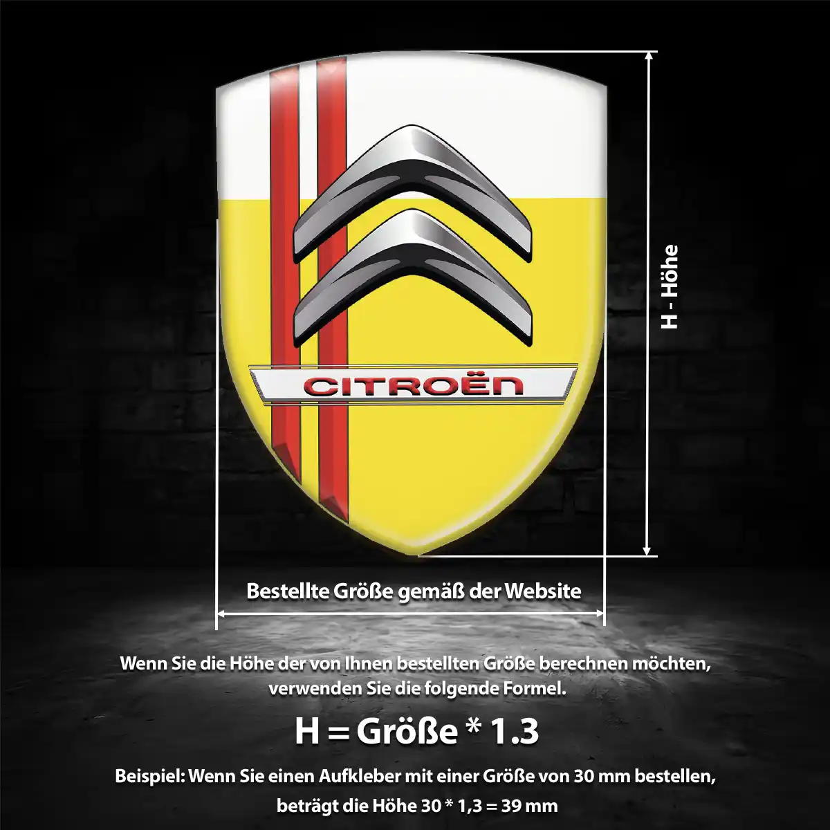 Citroen Aufkleber Emblem Auto Anspruchsvolles Design
