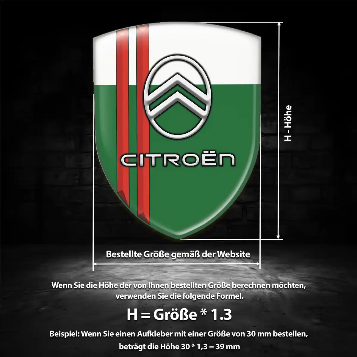 Citroen Aufkleber Emblem Auto Ausdrucksstarkes Design