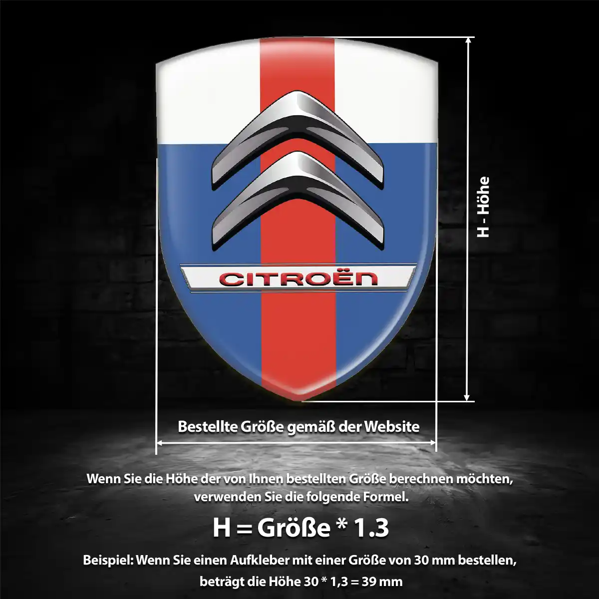 Citroen Aufkleber Emblem Auto Exterieurdesign