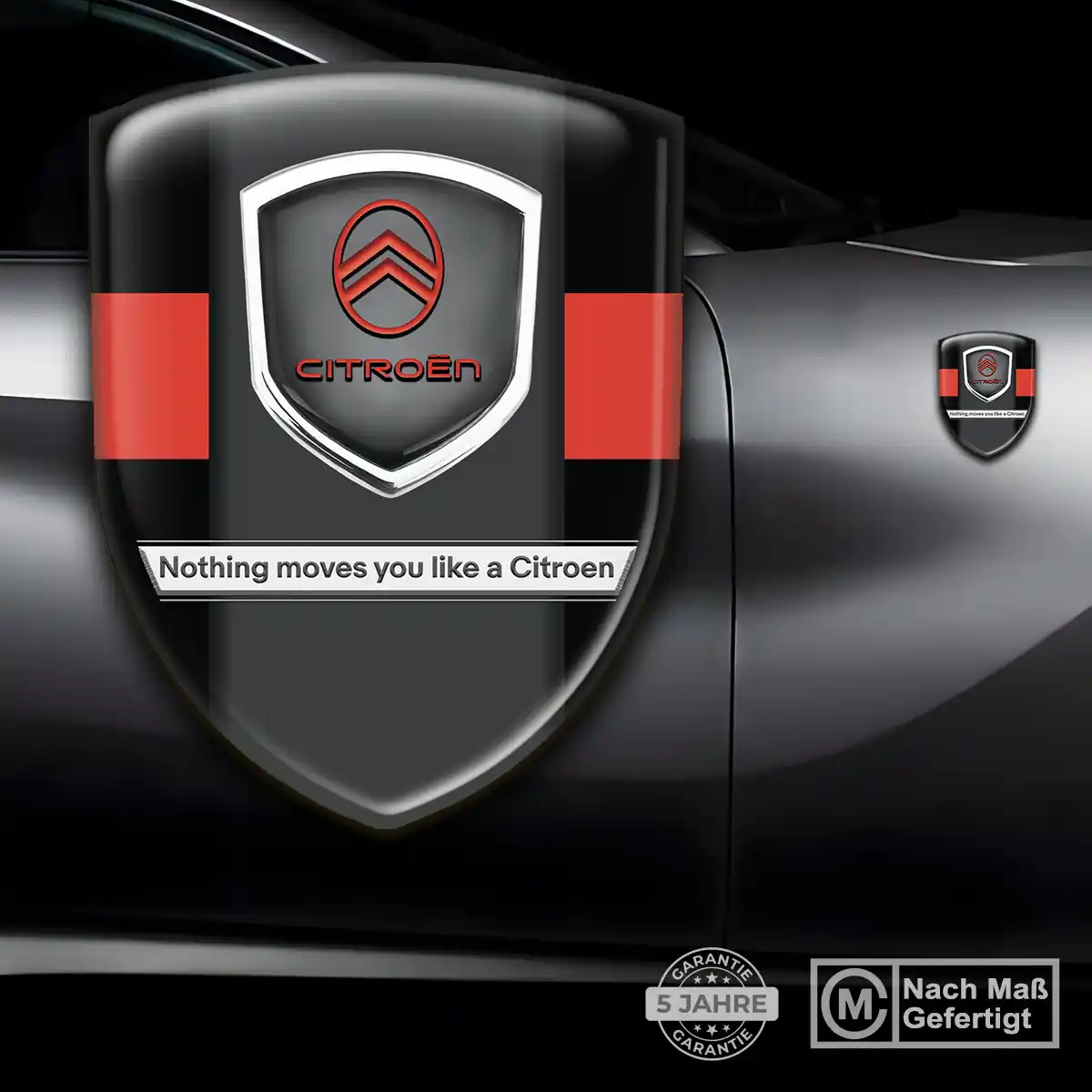 Citroen Aufkleber Emblem Tuningfahrzeug