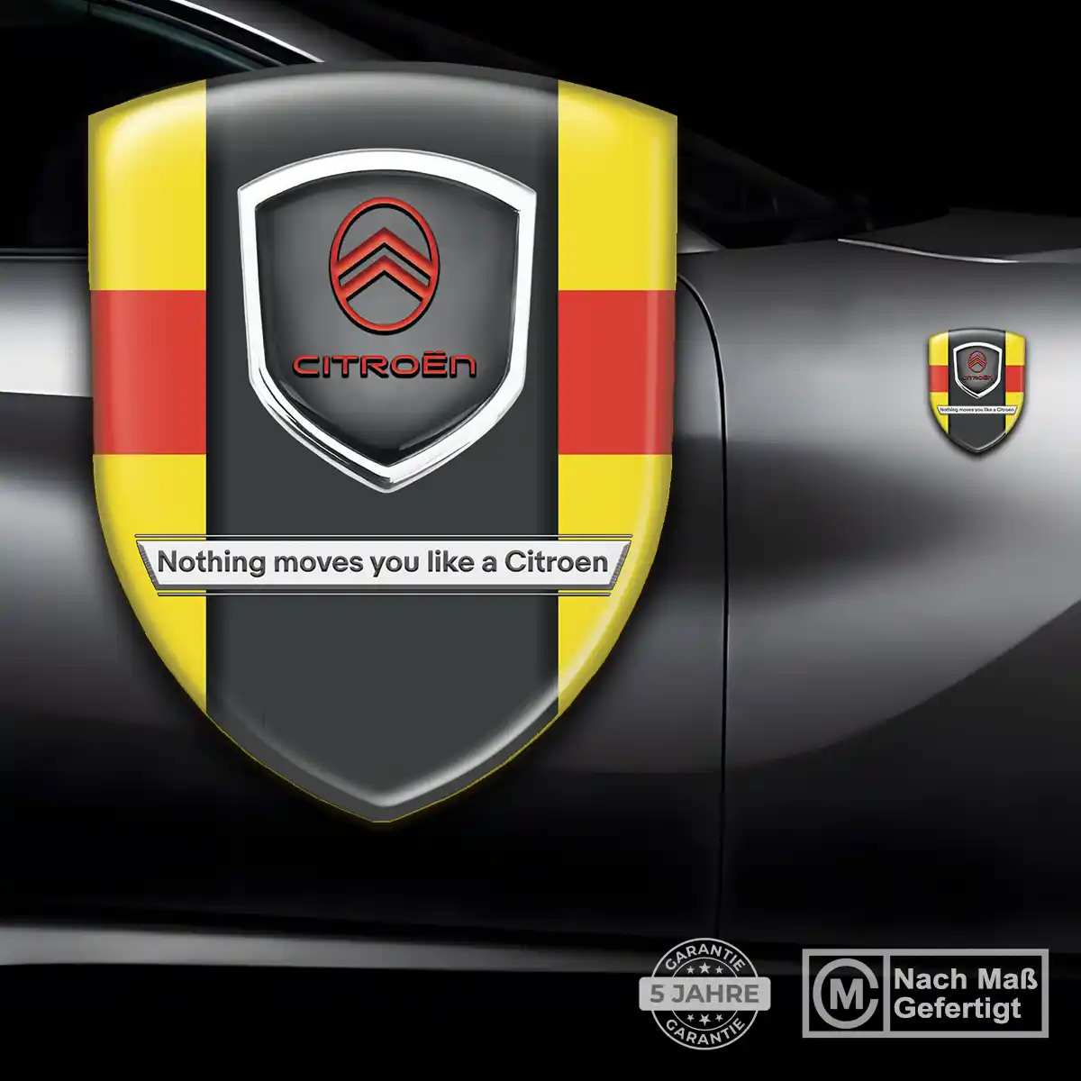 Citroen Aufkleber Emblem Wappen Auto Edles Design