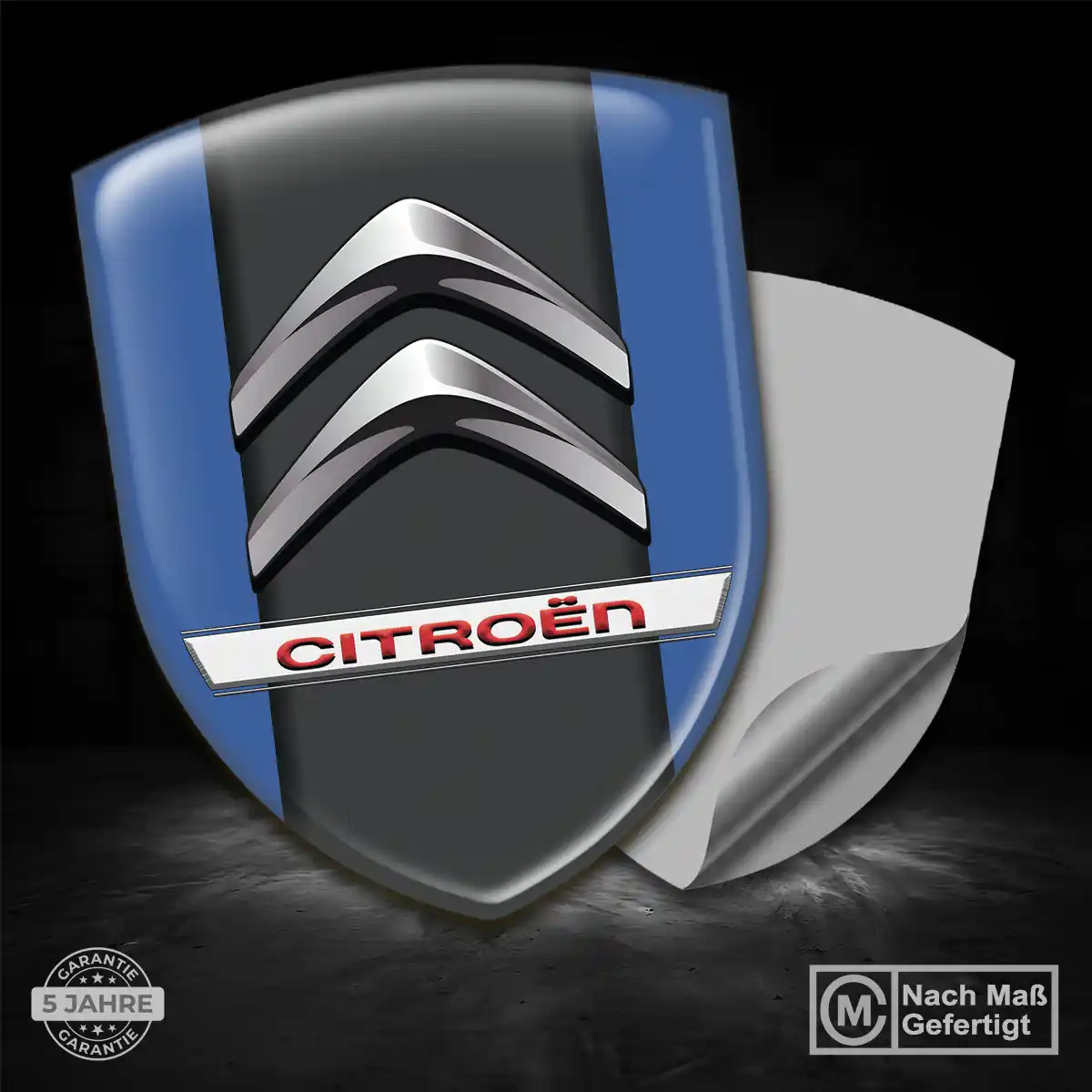Citroen Aufkleber Emblem Wappen Auto Elegantes Design