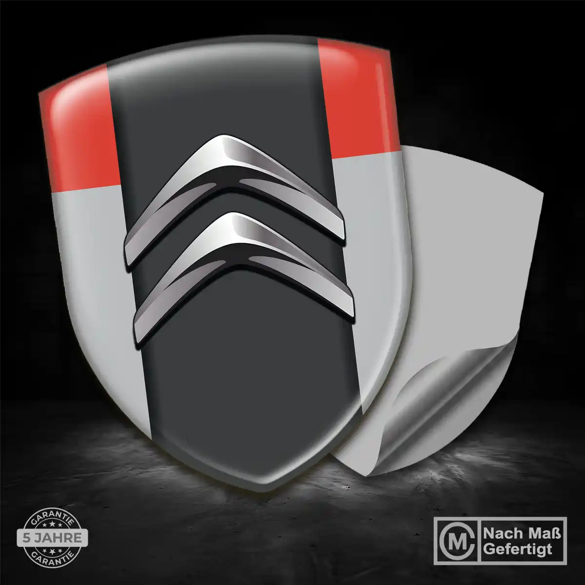 Citroen Aufkleber Emblem Wappen Elegantes Design