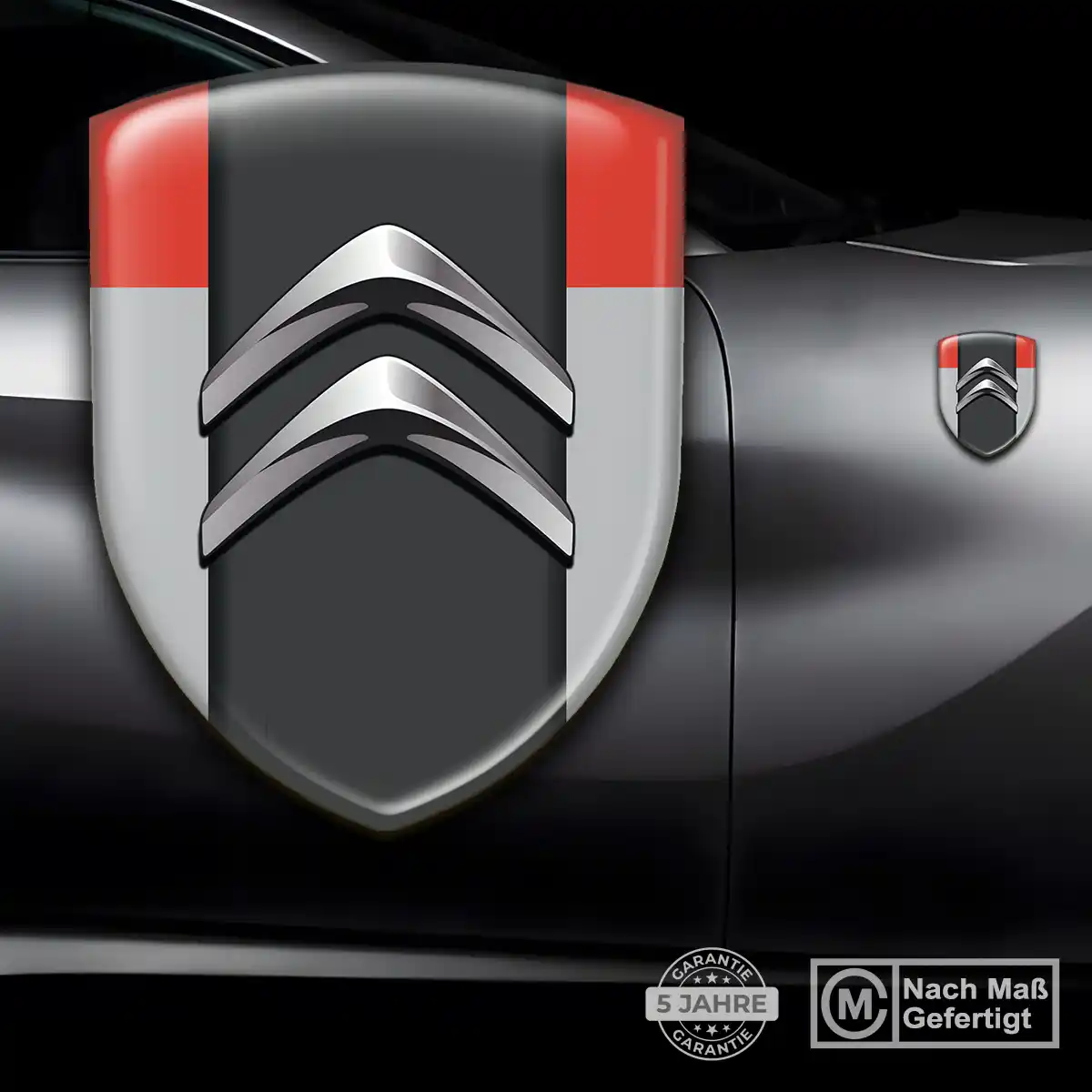 Citroen Aufkleber Emblem Wappen Elegantes Design