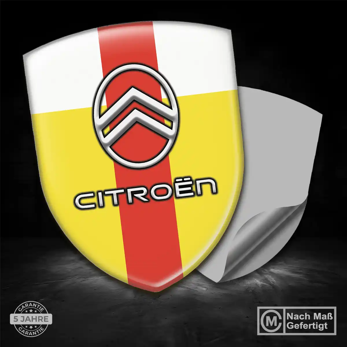 Citroen Aufkleber Emblem Wappen Erstklassige Qualität