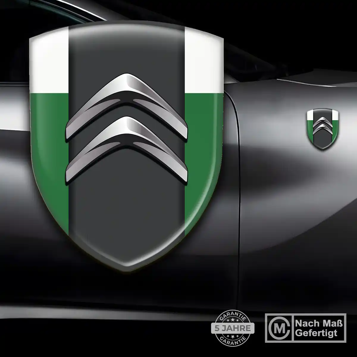 Citroen Aufkleber Emblem Wappen Premium-Edition