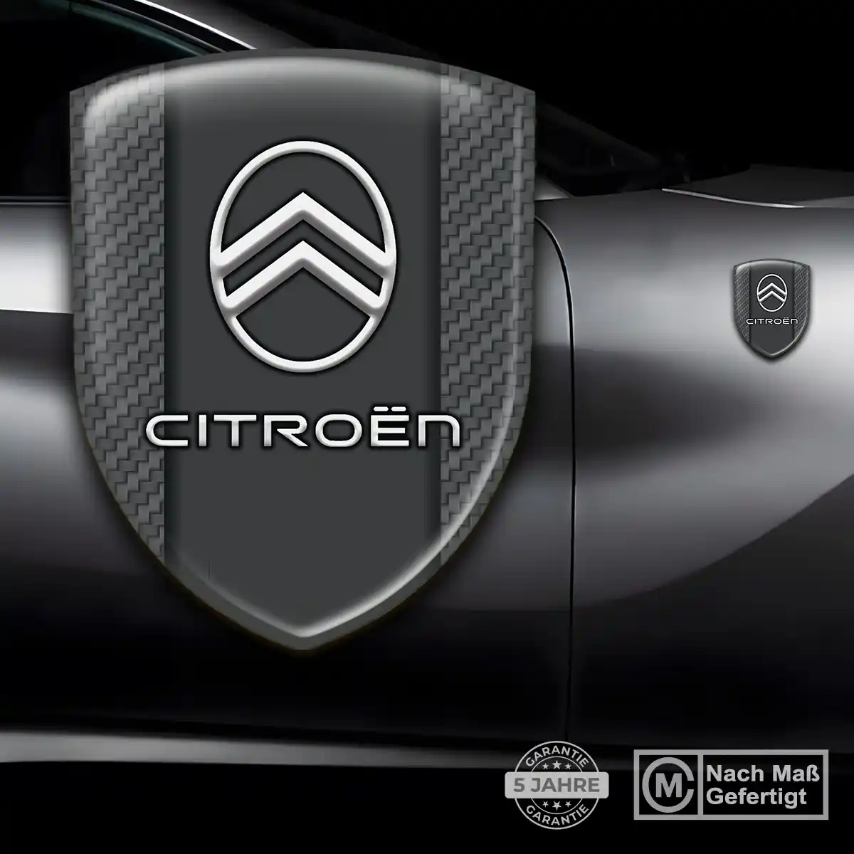 Citroen Aufkleber Embleme Silikon Auto Limitierte Auflage