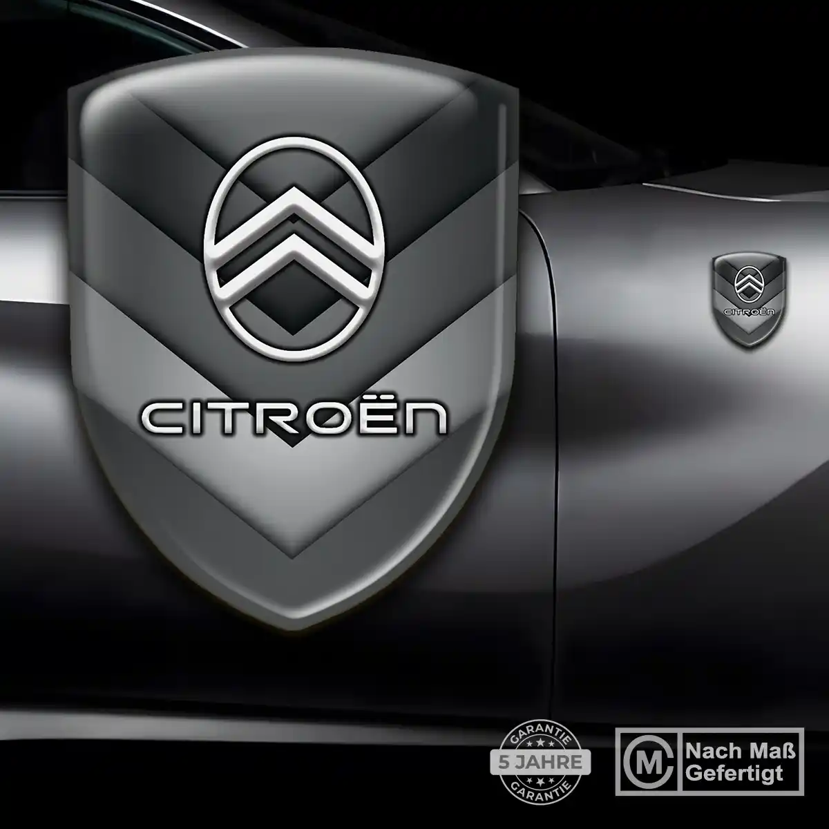 Citroen Aufkleber Embleme Silikon Auto Luxus-Edition