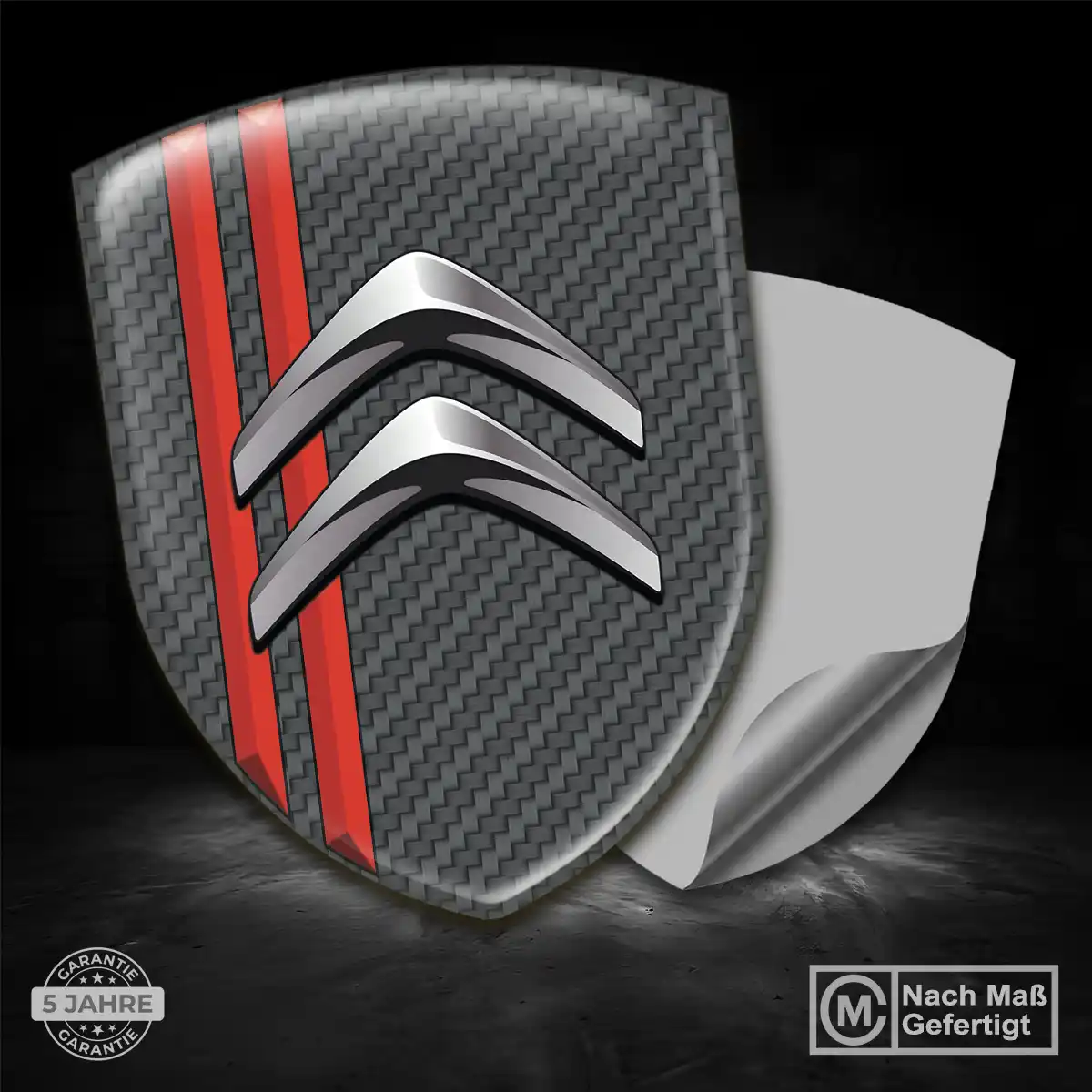 Citroen Aufkleber Embleme Silikon Auto Markenedition