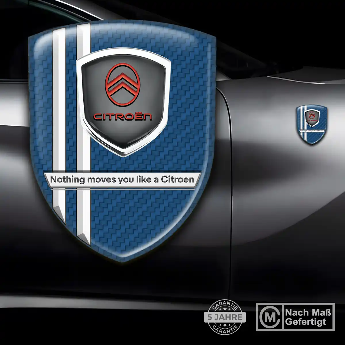 Citroen Aufkleber Embleme Silikon Elegantes Design