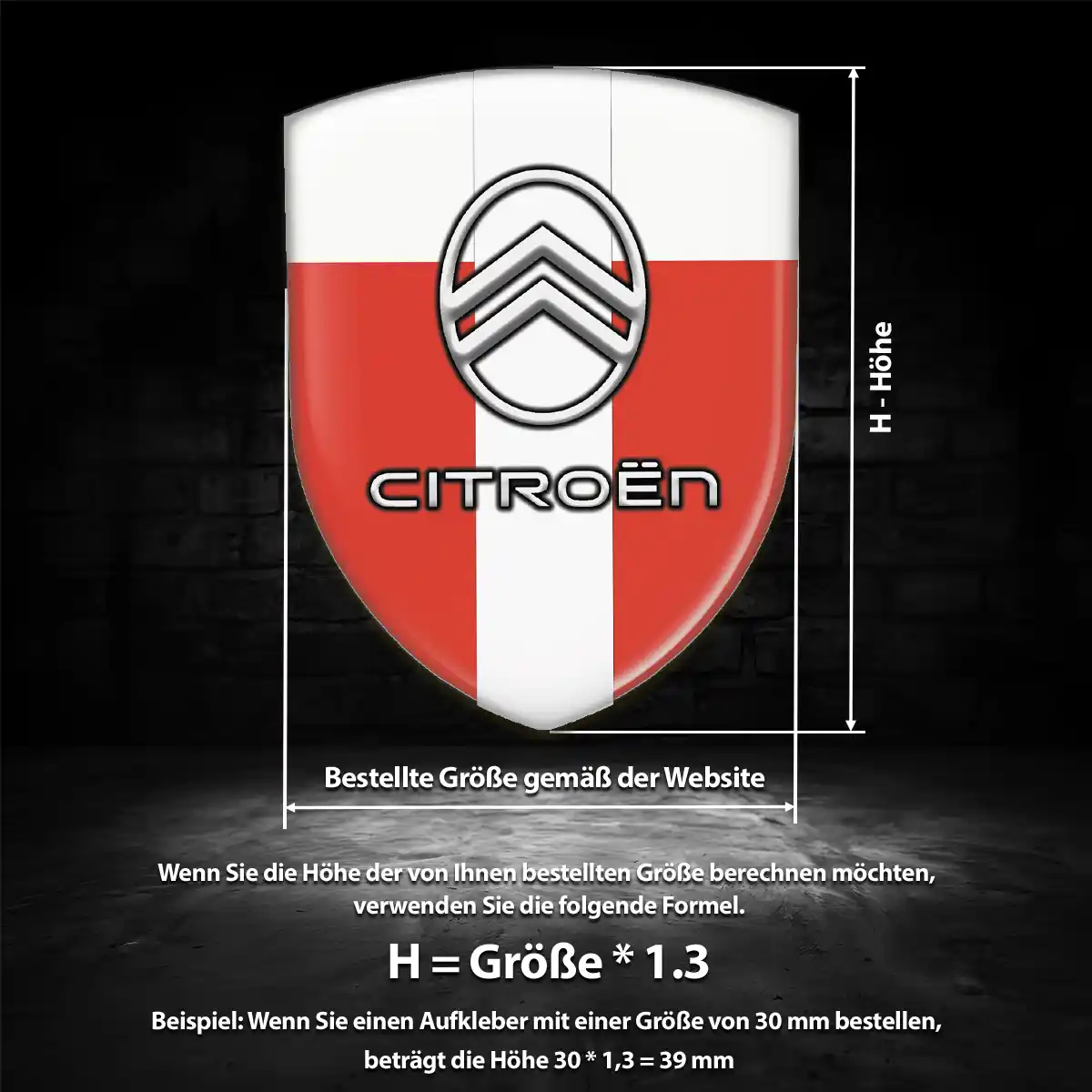 Citroen Aufkleber Embleme Silikon Erstklassige Qualität
