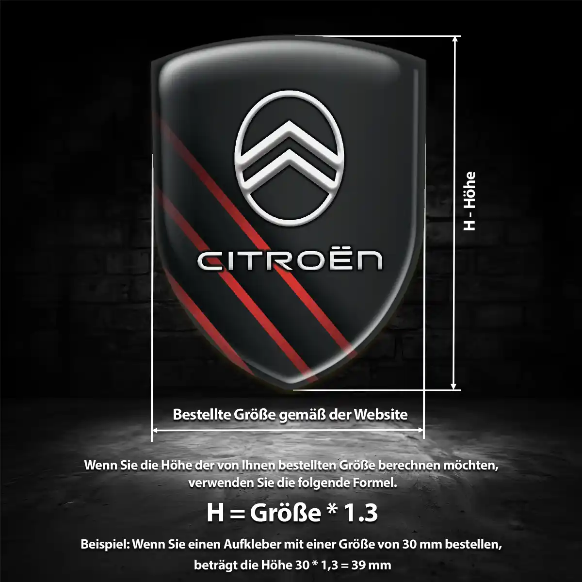 Citroen Aufkleber Embleme Silikon Hohe Qualität