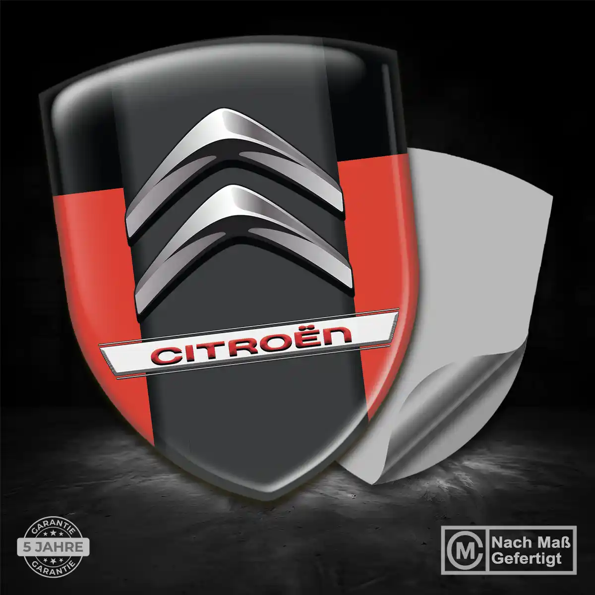 Citroen Aufkleber Embleme Silikon Limitierte Auflage