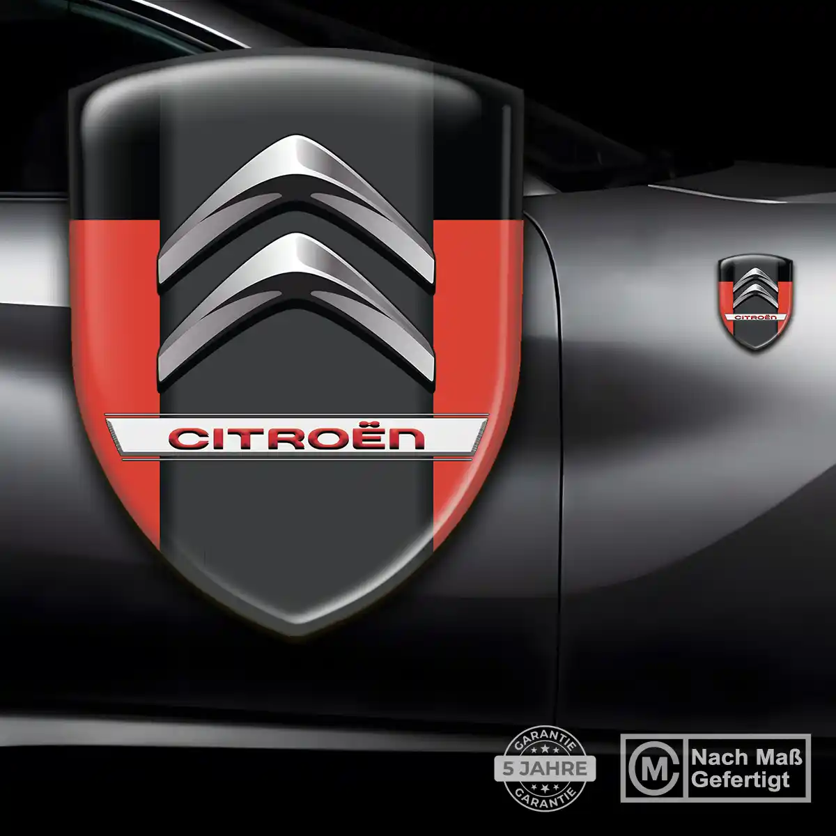 Citroen Aufkleber Embleme Silikon Limitierte Auflage