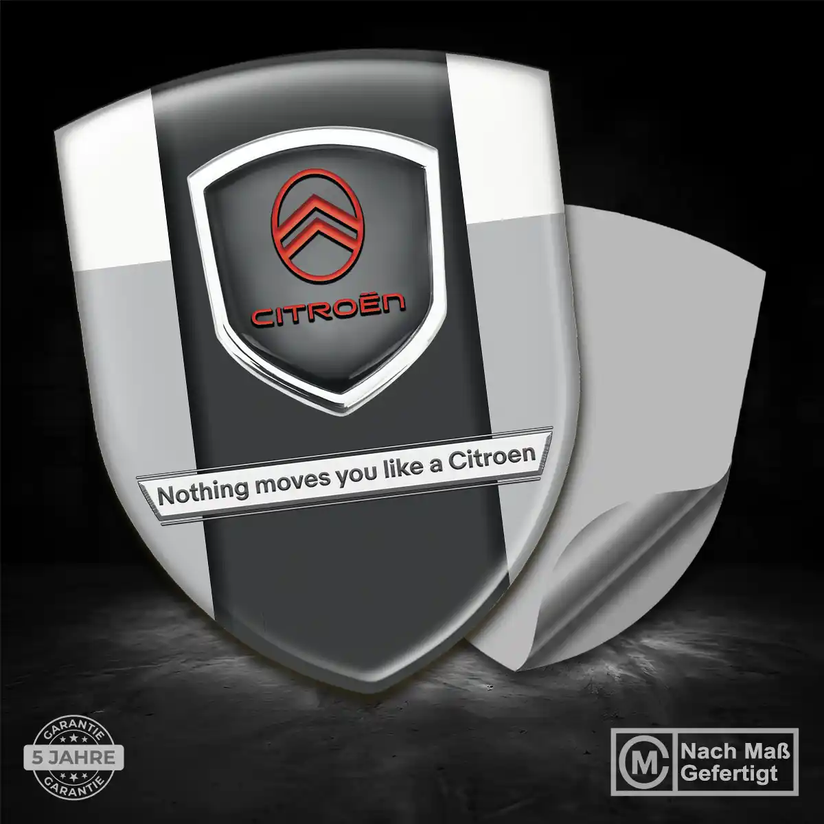 Citroen Aufkleber Embleme Silikon Markenedition