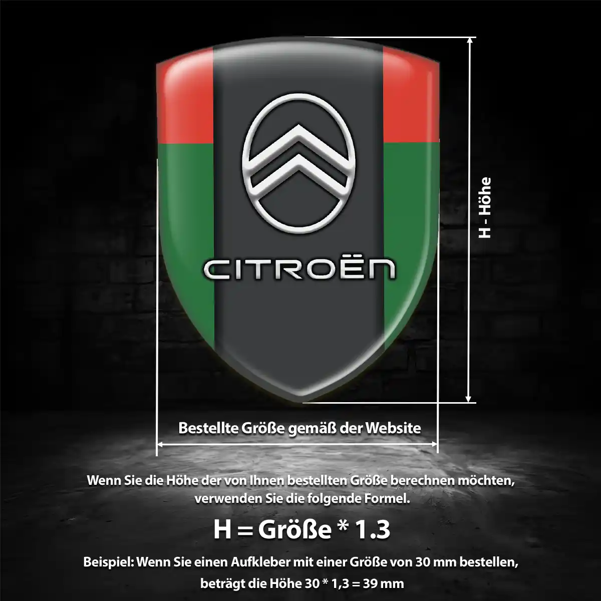 Citroen Aufkleber Embleme Silikon Modernes Design