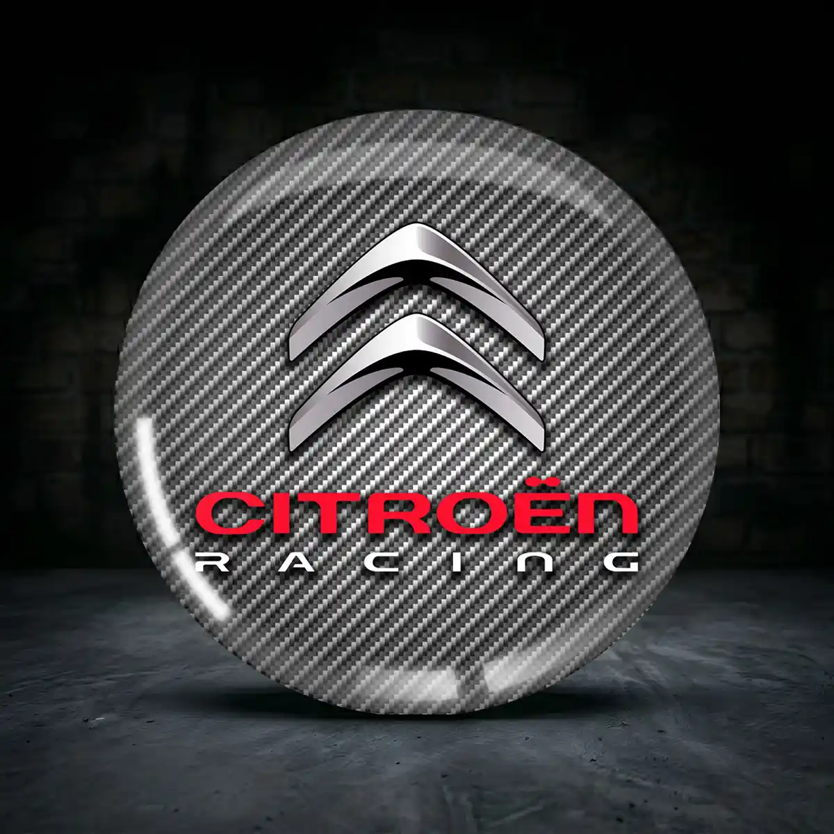 Citroen Aufkleber Nabendeckel Premium-Edition