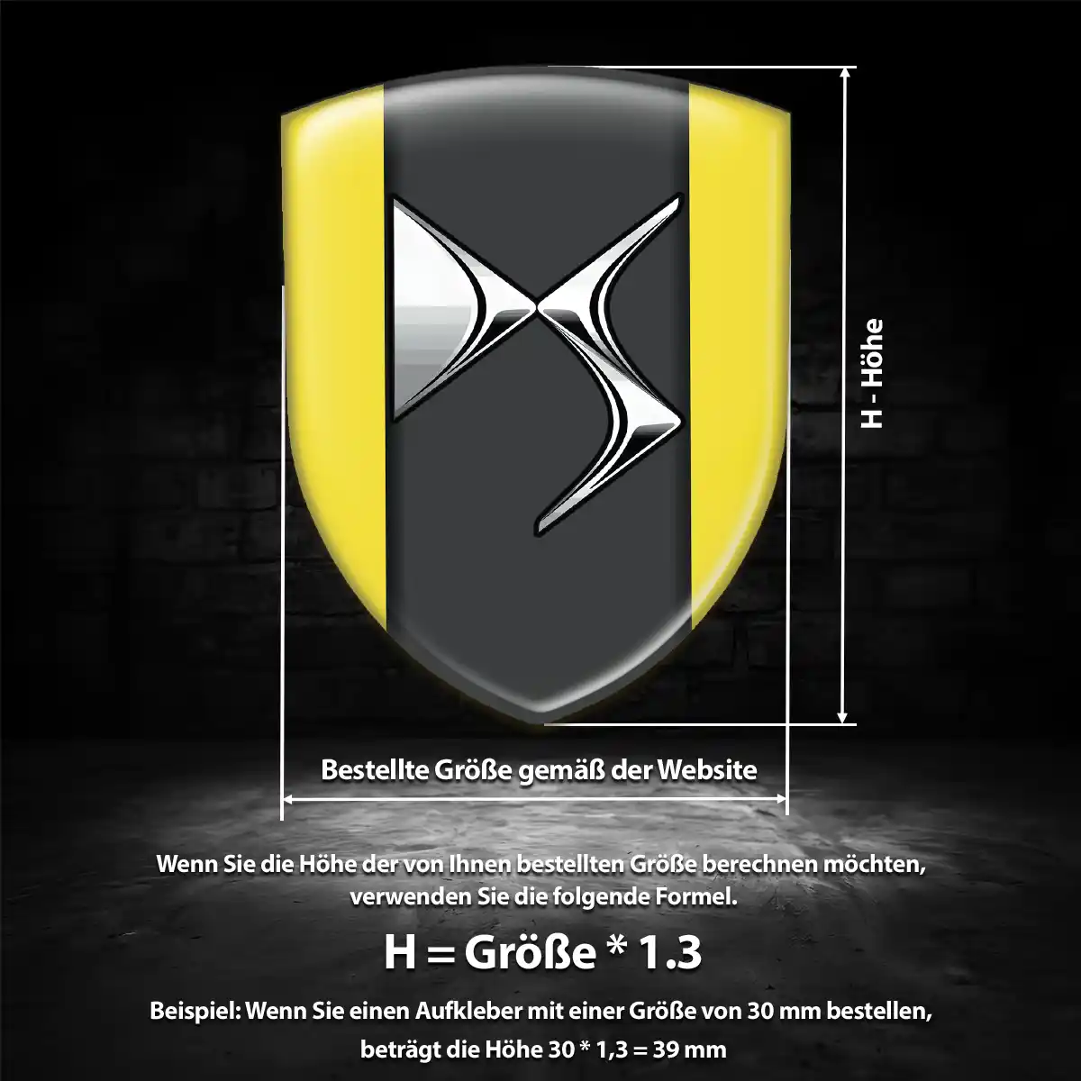Citroen Aufkleber Premiumqualität