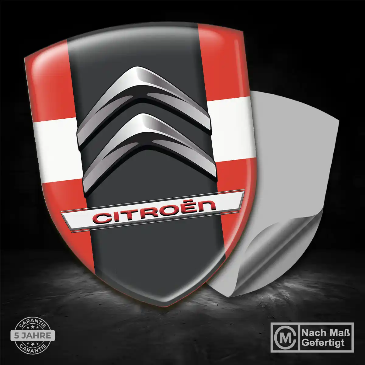 Citroen Aufkleber Silikon Embleme Ausdrucksstarkes Design