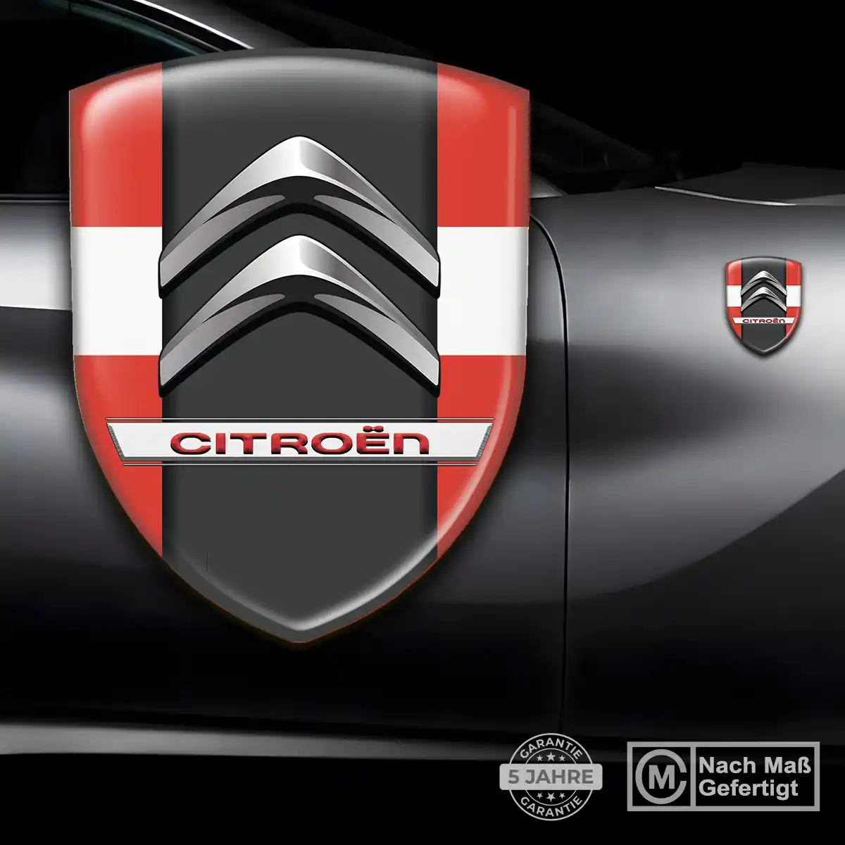 Citroen Aufkleber Silikon Embleme Ausdrucksstarkes Design