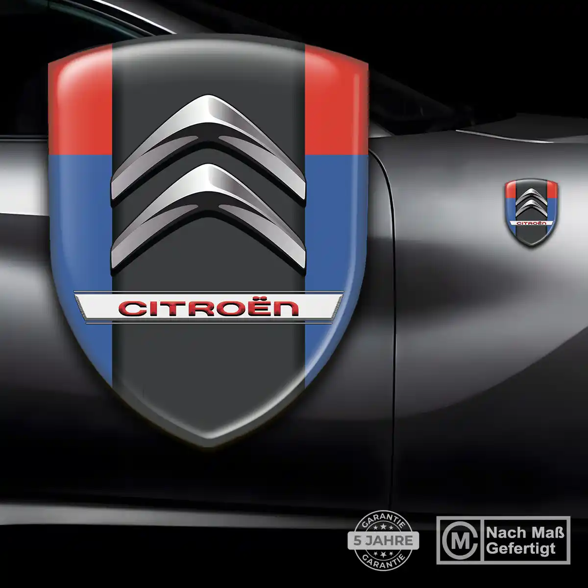 Citroen Aufkleber Silikon Embleme Auto Elegantes Design