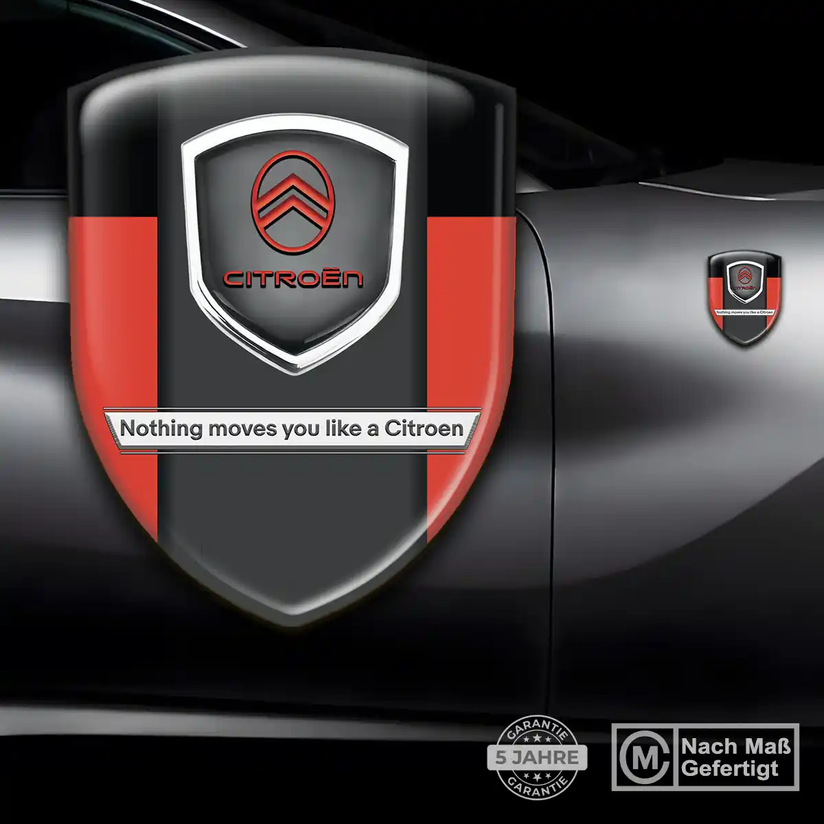 Citroen Aufkleber Silikon Embleme Auto Limitierte Auflage