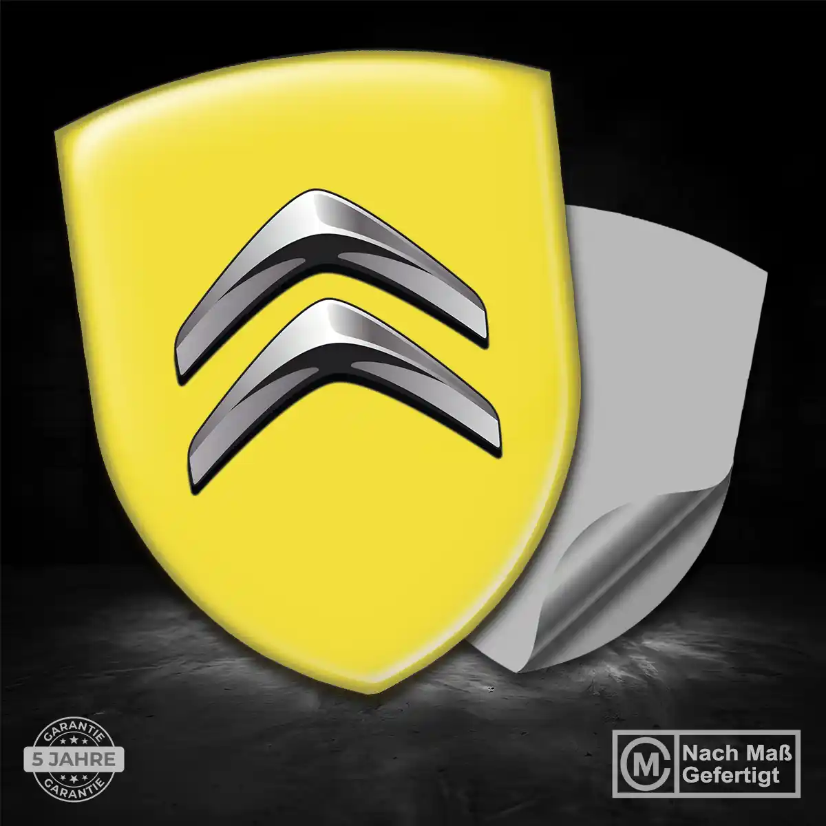 Citroen Aufkleber Silikon Embleme Auto Markenedition