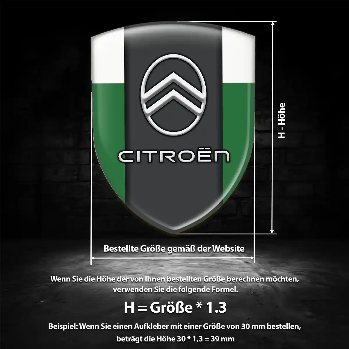 Citroen Aufkleber Silikon Embleme Auto Modernes Design