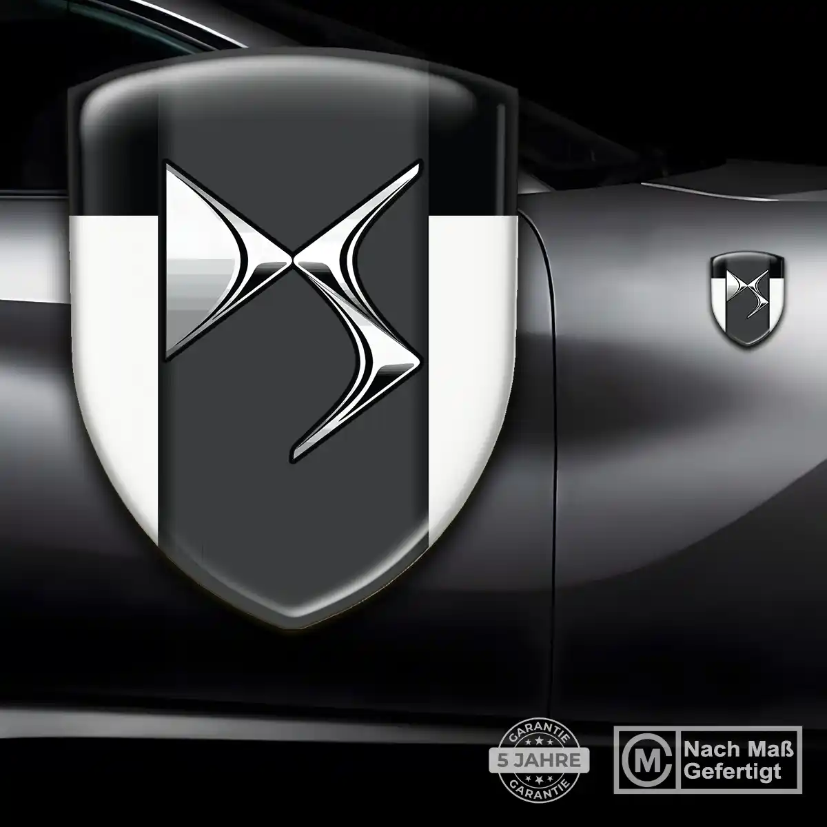 Citroen Aufkleber Silikon Embleme Auto Premium-Edition