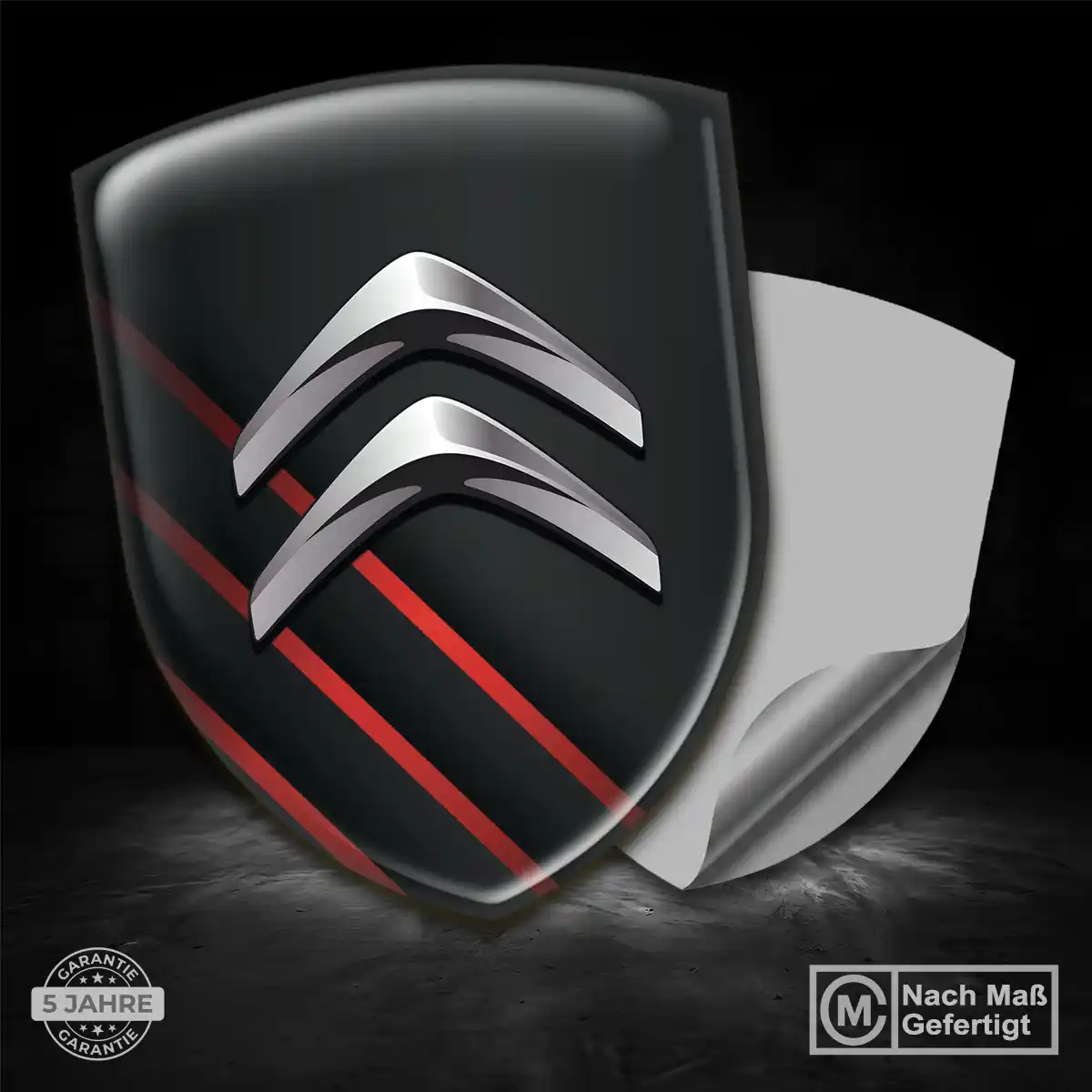 Citroen Aufkleber Silikon Embleme Auto Premiumqualität