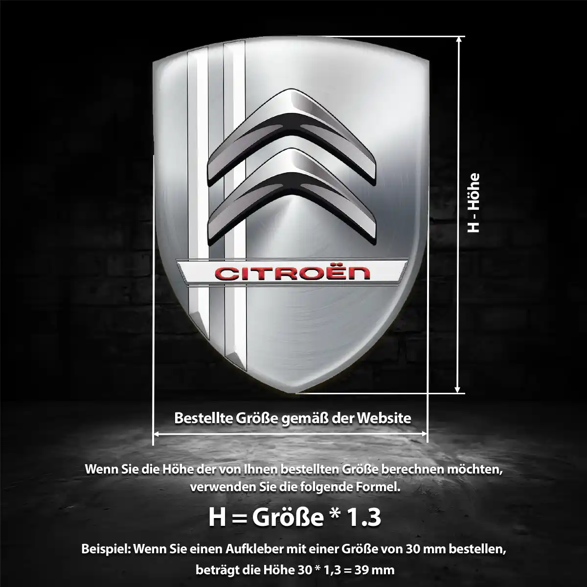 Citroen Aufkleber Silikon Embleme Auto Stilvolles Design