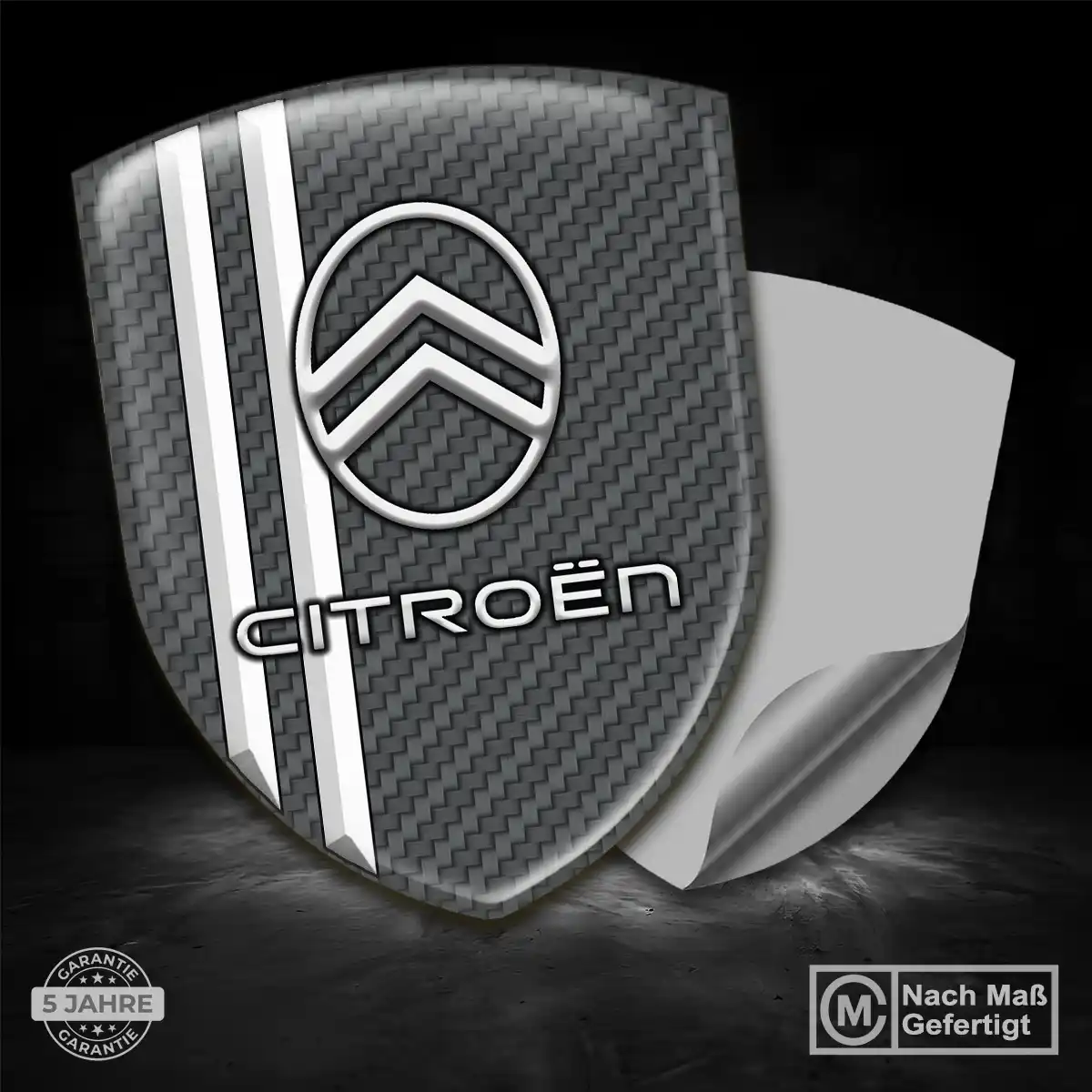 Citroen Aufkleber Silikon Embleme Auto Tuningfahrzeug