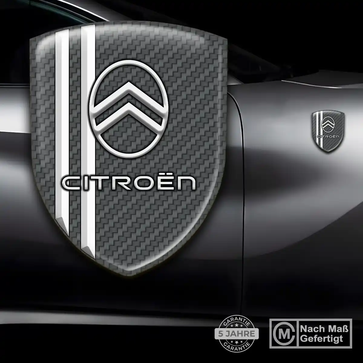 Citroen Aufkleber Silikon Embleme Auto Tuningfahrzeug