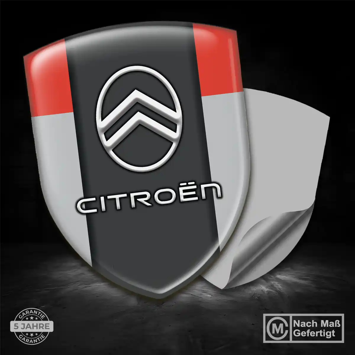 Citroen Aufkleber Silikon Embleme Edles Design