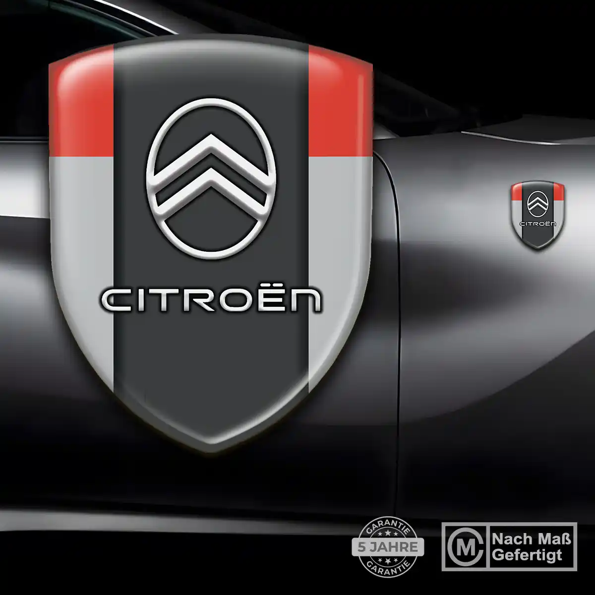 Citroen Aufkleber Silikon Embleme Edles Design