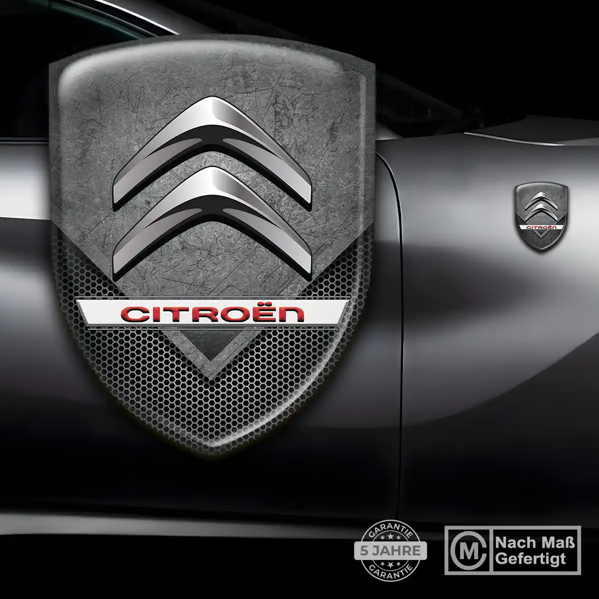 Citroen Aufkleber Silikon Embleme Hochwertiges Harz