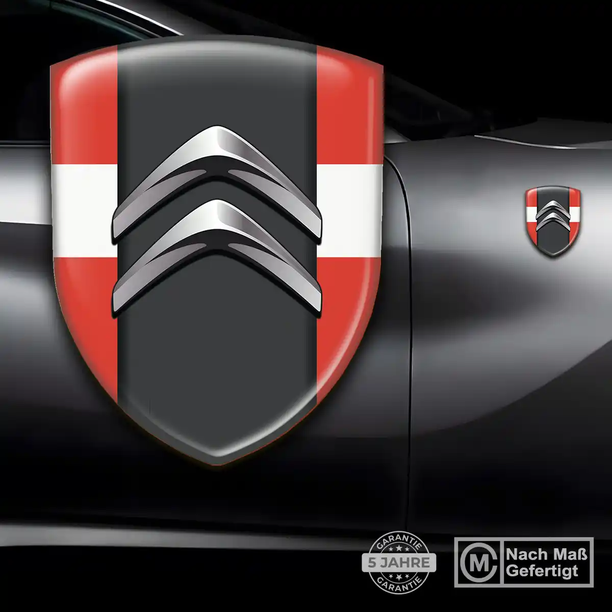 Citroen Aufkleber Silikon Embleme Luxus-Edition