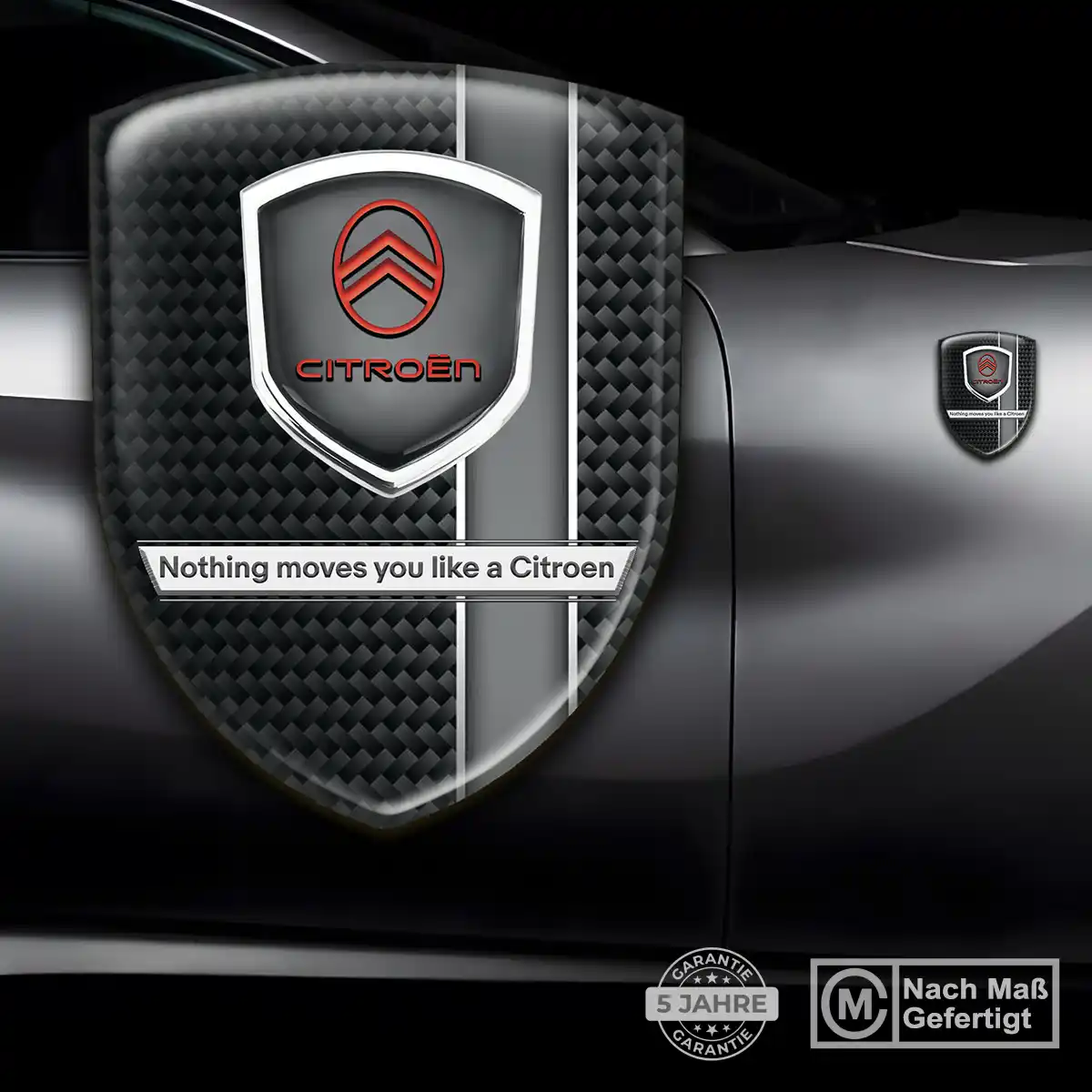 Citroen Aufkleber Silikon Embleme Modernes Design