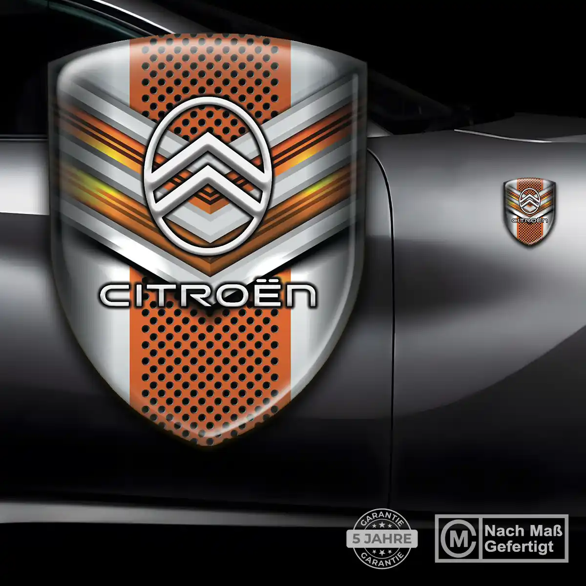 Citroen Aufkleber Silikon Embleme Tuningfahrzeug