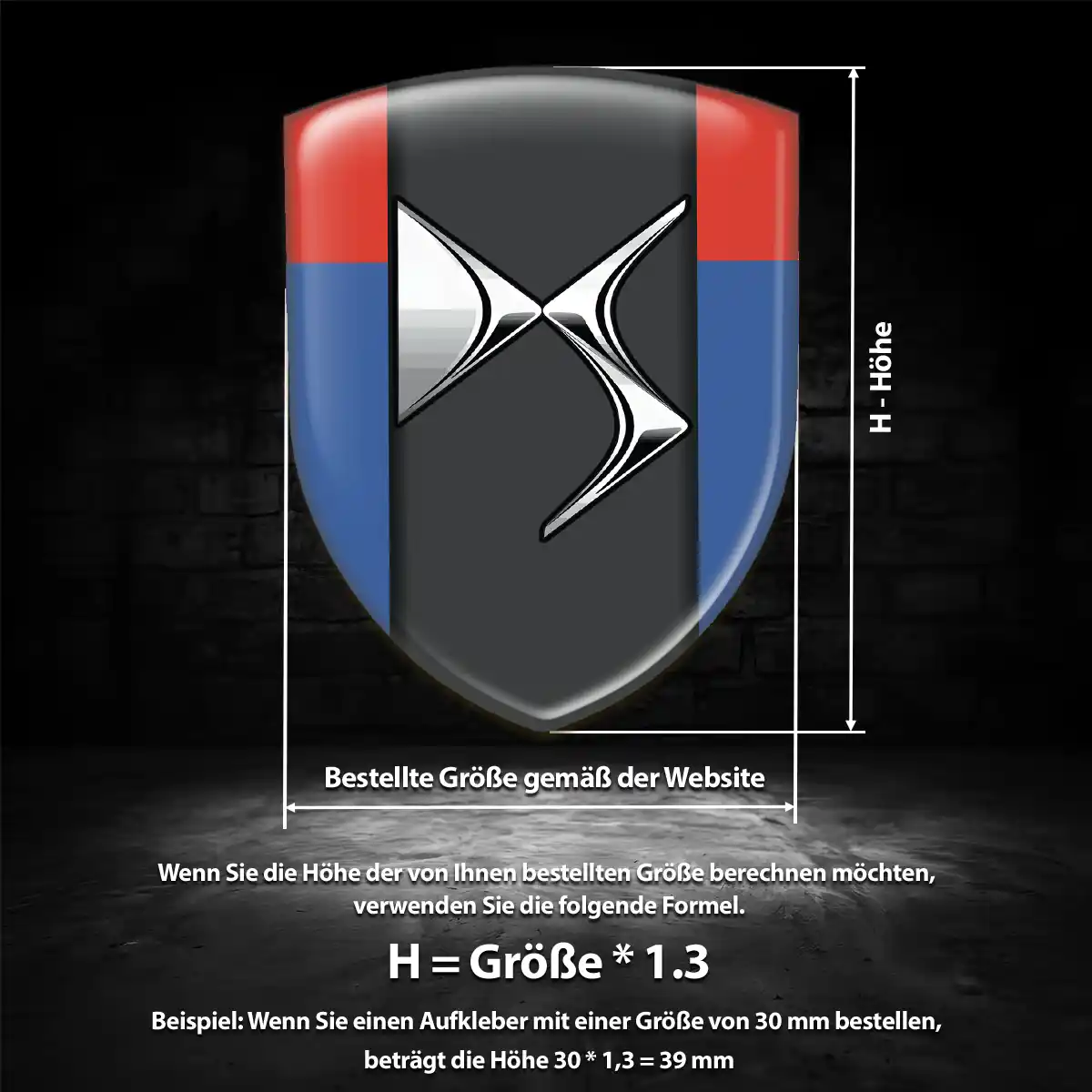 Citroen Aufkleber Wappen Anspruchsvolles Design
